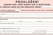 Prohlášení poplatníka k dani možná nebude nutné podepisovat každoročně