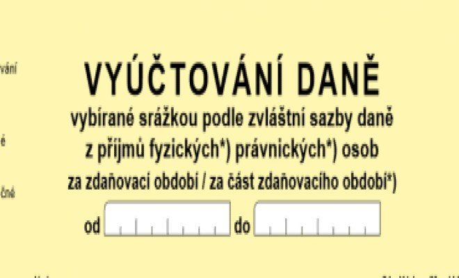 Vyúčtování srážkové daně musí mít zaměstnavatelé hotovo do 2.jpg