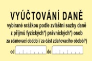 Vyúčtování srážkové daně musí mít zaměstnavatelé hotovo do 1. dubna 2022